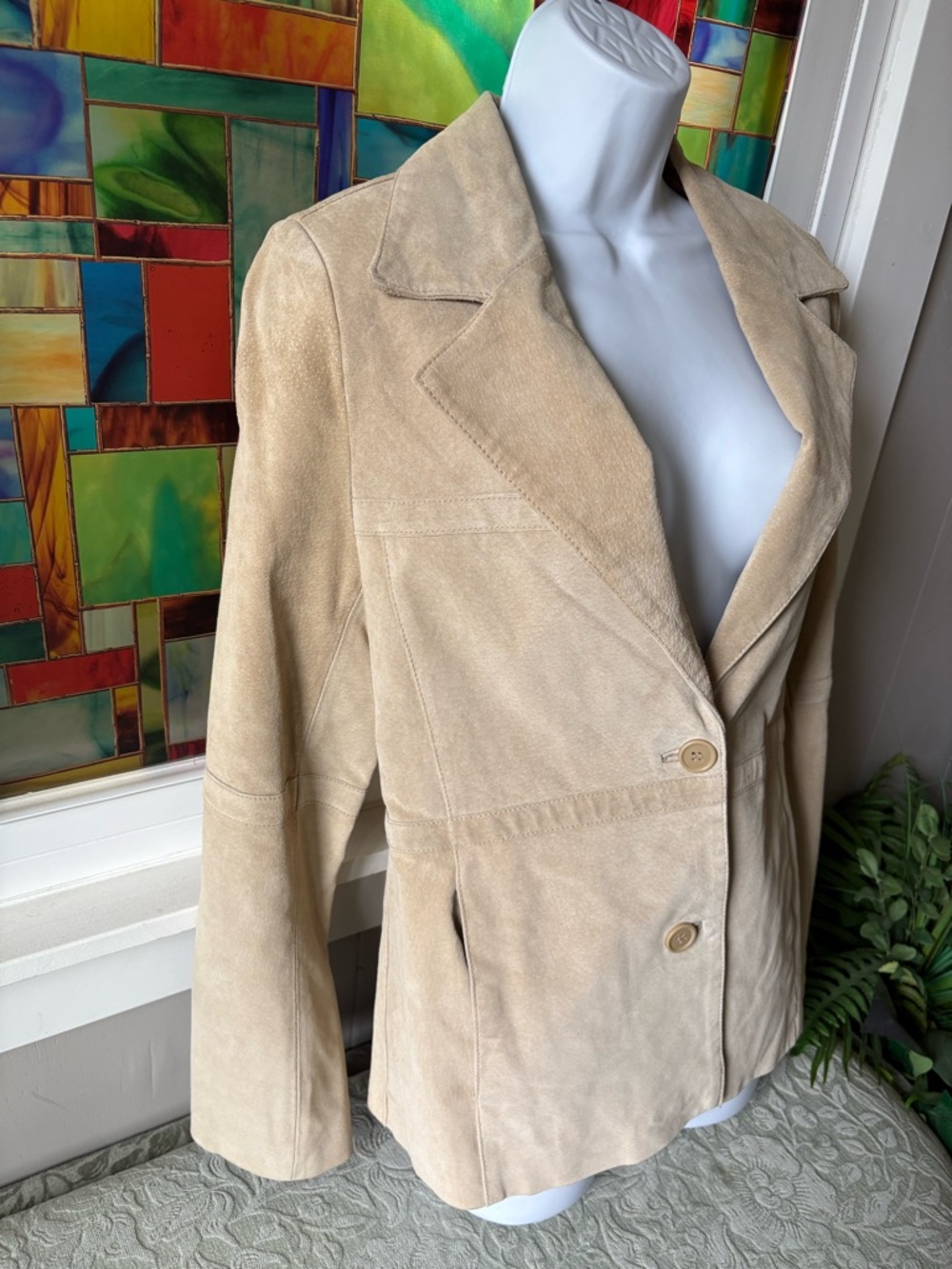 Y2K Beige Blazer - Picture 4 of 5